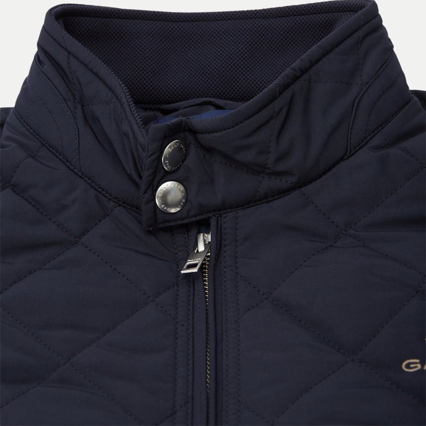 Gant Jackets QUILTED WINDCHEATER 7006080 SS22 EVENING BLUE